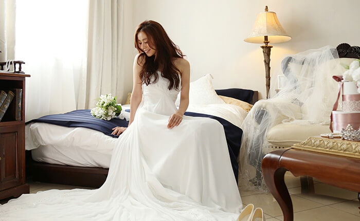 華やかでいて、<br />
ゆったりとした宿泊スペース。